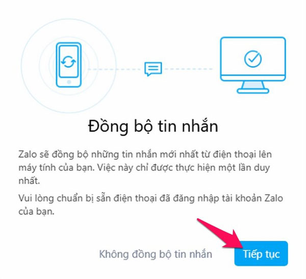 Cách đồng bộ tin nhắn Zalo trên máy tính cực đơn giản chỉ với 3 bước
