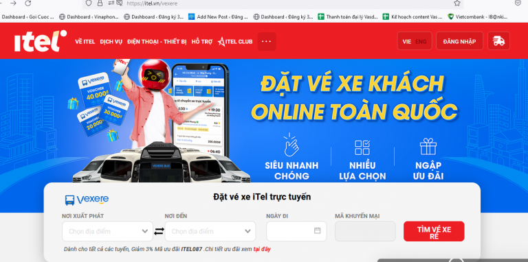 ITEL đồng hành đưa mùa xuân về khắp mọi nơi với mức giảm giá 3% gia vé xe tàu