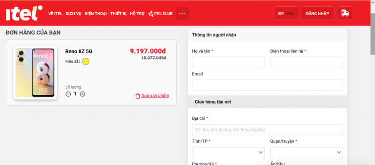 Thực hiện kế hoạch năm 2022 với điện thoại OPPO sale đậm trên website Itel