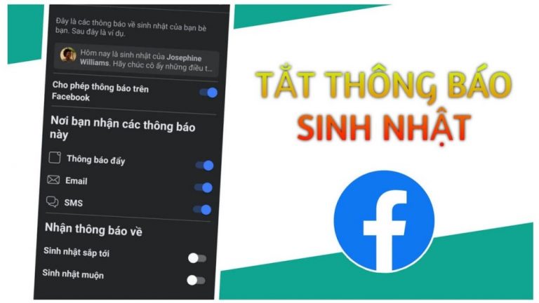 Hướng dẫn chi tiết cách tắt thông báo sinh nhật Facebook